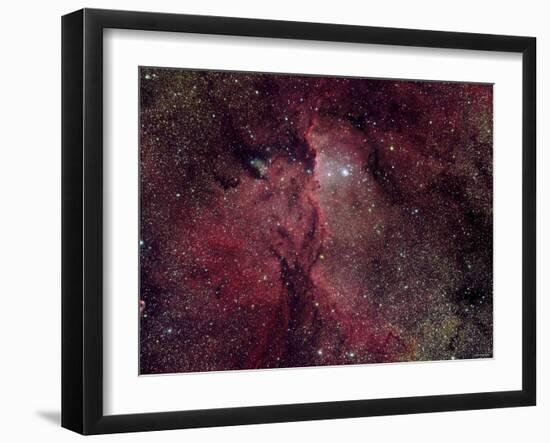 NGC 6188 is an Emission Nebula in Ara-Stocktrek Images-Framed Photographic Print