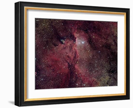 NGC 6188 is an Emission Nebula in Ara-Stocktrek Images-Framed Photographic Print