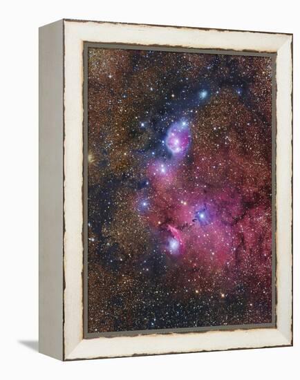 Ngc 6559 Emission and Reflection Nebulosity in Sagittarius-null-Framed Premier Image Canvas