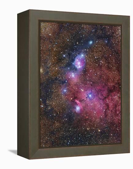 Ngc 6559 Emission and Reflection Nebulosity in Sagittarius-null-Framed Premier Image Canvas