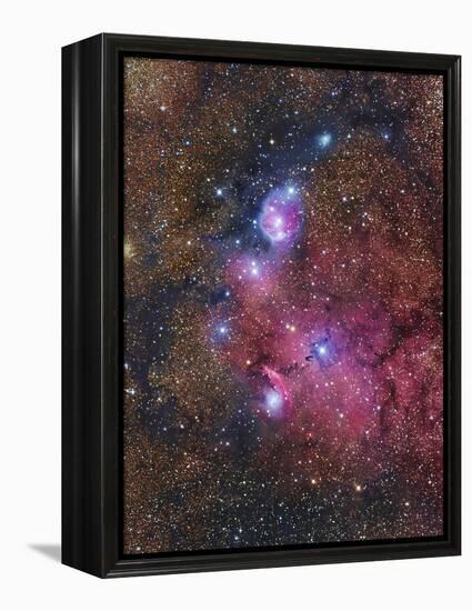 Ngc 6559 Emission and Reflection Nebulosity in Sagittarius-null-Framed Premier Image Canvas