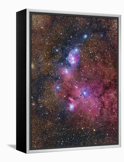 Ngc 6559 Emission and Reflection Nebulosity in Sagittarius-null-Framed Premier Image Canvas