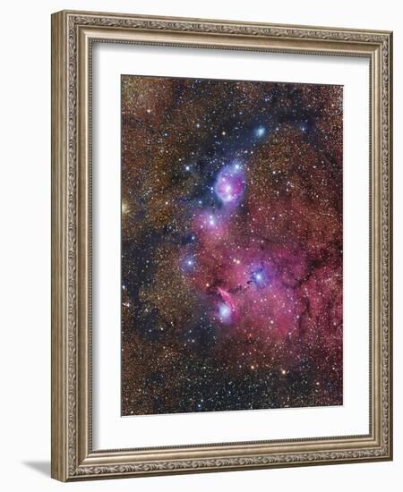 Ngc 6559 Emission and Reflection Nebulosity in Sagittarius-null-Framed Photographic Print