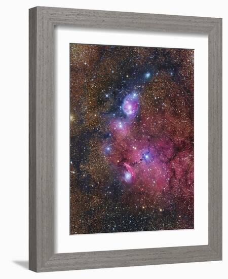 Ngc 6559 Emission and Reflection Nebulosity in Sagittarius-null-Framed Photographic Print