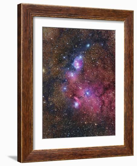 Ngc 6559 Emission and Reflection Nebulosity in Sagittarius-null-Framed Photographic Print