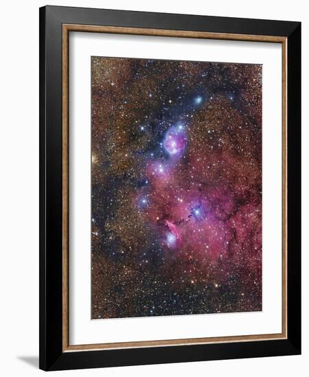 Ngc 6559 Emission and Reflection Nebulosity in Sagittarius-null-Framed Photographic Print