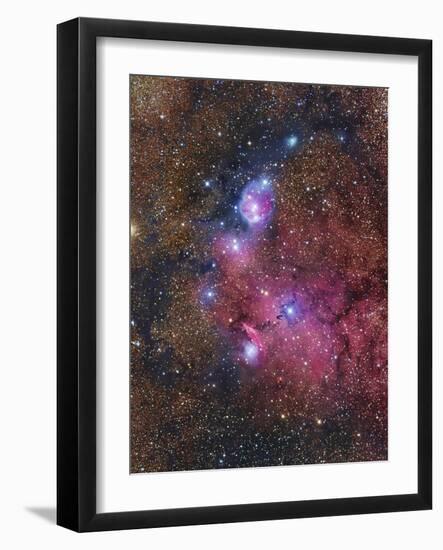 Ngc 6559 Emission and Reflection Nebulosity in Sagittarius-null-Framed Photographic Print