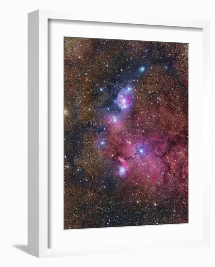 Ngc 6559 Emission and Reflection Nebulosity in Sagittarius-null-Framed Photographic Print