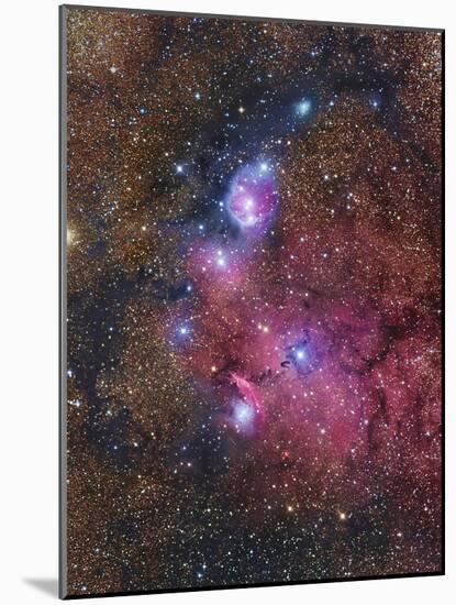 Ngc 6559 Emission and Reflection Nebulosity in Sagittarius-null-Mounted Photographic Print