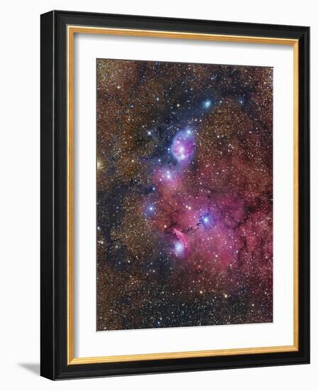 Ngc 6559 Emission and Reflection Nebulosity in Sagittarius-null-Framed Photographic Print