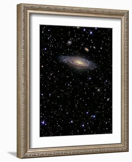 NGC 7331 is a Spiral Galaxy in the Constellation Pegasus-Stocktrek Images-Framed Photographic Print