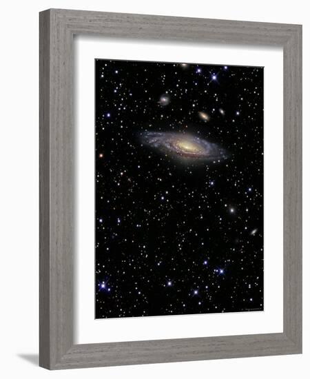 NGC 7331 is a Spiral Galaxy in the Constellation Pegasus-Stocktrek Images-Framed Photographic Print