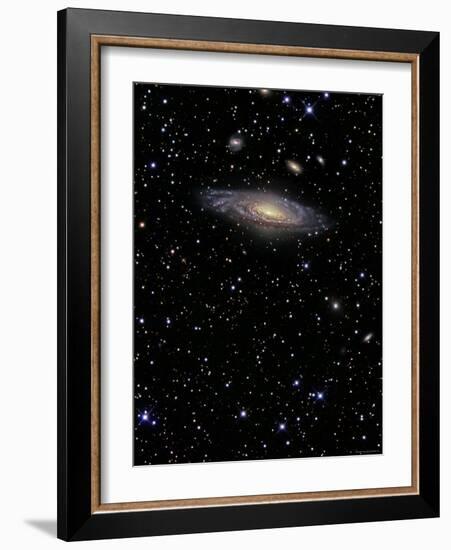 NGC 7331 is a Spiral Galaxy in the Constellation Pegasus-Stocktrek Images-Framed Photographic Print