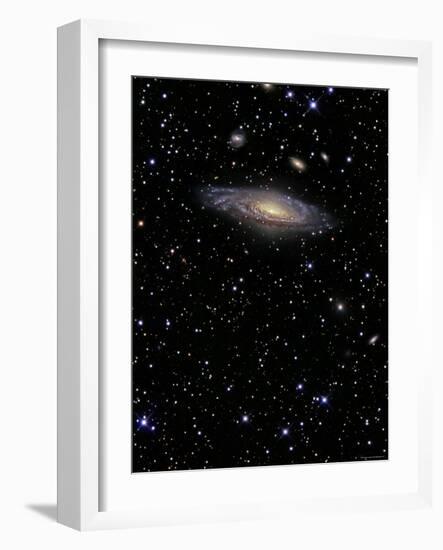 NGC 7331 is a Spiral Galaxy in the Constellation Pegasus-Stocktrek Images-Framed Photographic Print