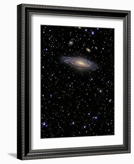 NGC 7331 is a Spiral Galaxy in the Constellation Pegasus-Stocktrek Images-Framed Photographic Print