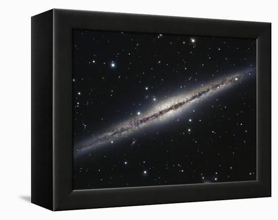 NGC 891, An Edge-on Spiral Galaxy in Andromeda-Stocktrek Images-Framed Premier Image Canvas