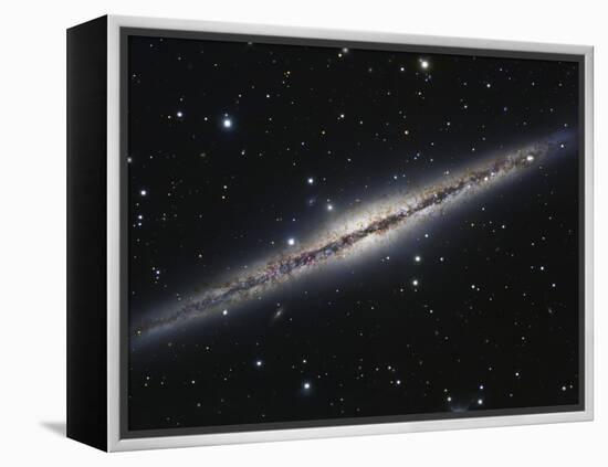 NGC 891, An Edge-on Spiral Galaxy in Andromeda-Stocktrek Images-Framed Premier Image Canvas