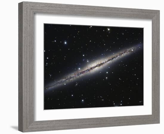 NGC 891, An Edge-on Spiral Galaxy in Andromeda-Stocktrek Images-Framed Photographic Print