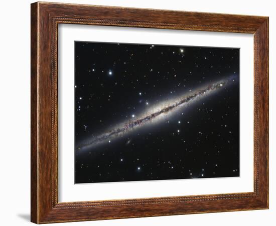 NGC 891, An Edge-on Spiral Galaxy in Andromeda-Stocktrek Images-Framed Photographic Print