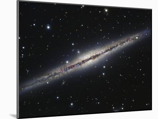 NGC 891, An Edge-on Spiral Galaxy in Andromeda-Stocktrek Images-Mounted Photographic Print
