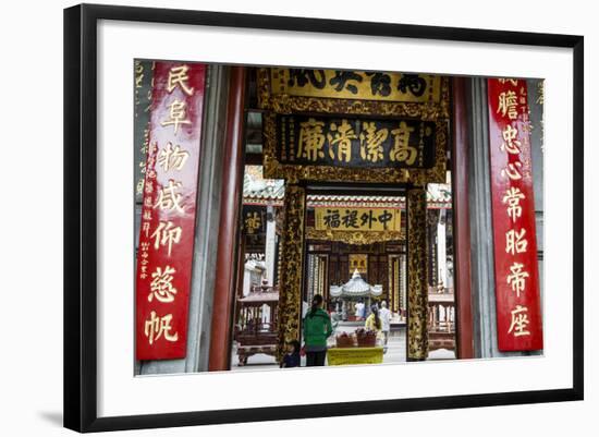 Nghia an Hoi Quan Pagoda in Cholon (Chinatown), Ho Chi Minh City (Saigon), Vietnam, Indochina-Yadid Levy-Framed Photographic Print