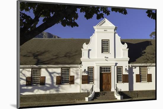 NGK Hall, Franschhoek, Western Cape, South Africa, Africa-Ian Trower-Mounted Photographic Print