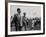 Ngo Dinh Diem, Visiting Refugee Settlements-John Dominis-Framed Premium Photographic Print