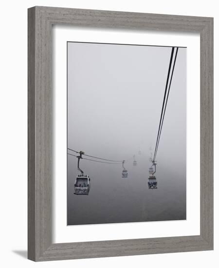 Ngong Ping Cable Car, Hong Kong, China-Julie Eggers-Framed Photographic Print