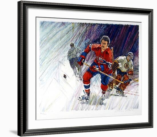 NHL Hockey-William Biddle-Framed Collectable Print