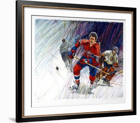 NHL Hockey-William Biddle-Framed Collectable Print