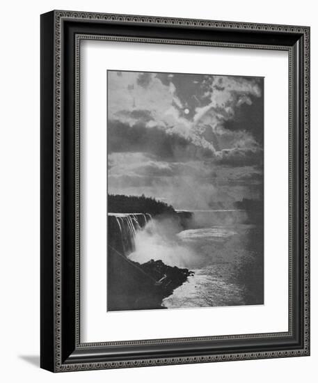 'Niagara By Moonlight', 19th century-Unknown-Framed Photographic Print