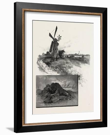 Niagara District, Old Fort Erie, and Windmill, Canada, Nineteenth Century-null-Framed Giclee Print