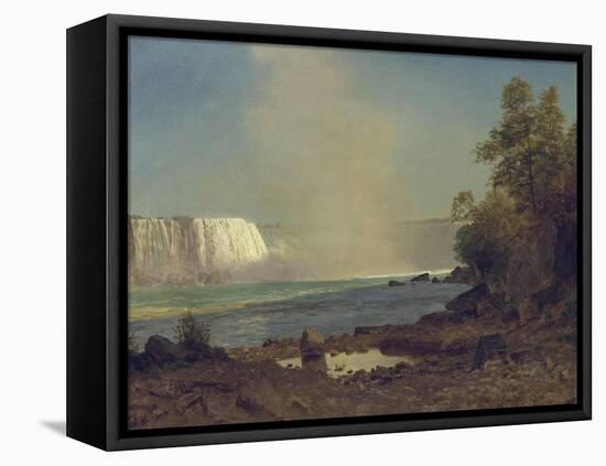 Niagara Falls, 1863-Albert Bierstadt-Framed Premier Image Canvas