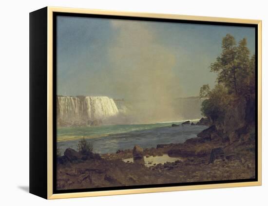 Niagara Falls, 1863-Albert Bierstadt-Framed Premier Image Canvas