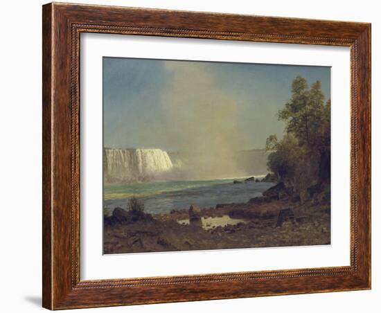 Niagara Falls, 1863-Albert Bierstadt-Framed Giclee Print