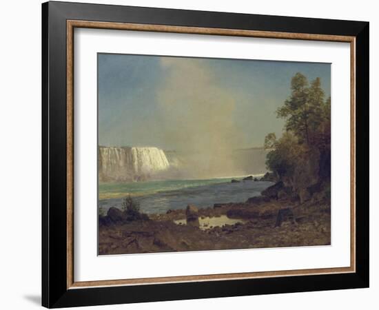 Niagara Falls, 1863-Albert Bierstadt-Framed Giclee Print