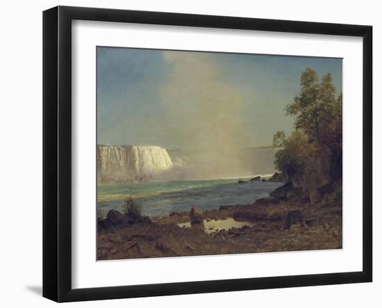 Niagara Falls, 1863-Albert Bierstadt-Framed Giclee Print