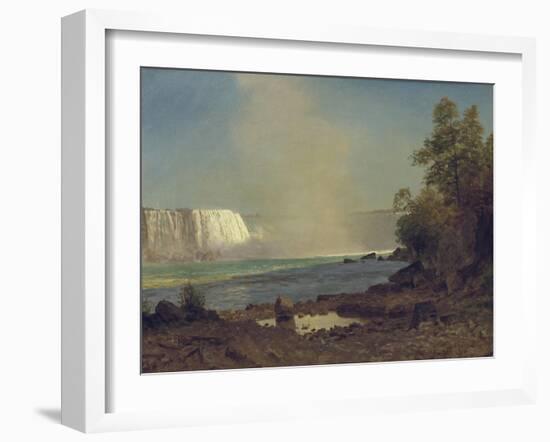 Niagara Falls, 1863-Albert Bierstadt-Framed Giclee Print