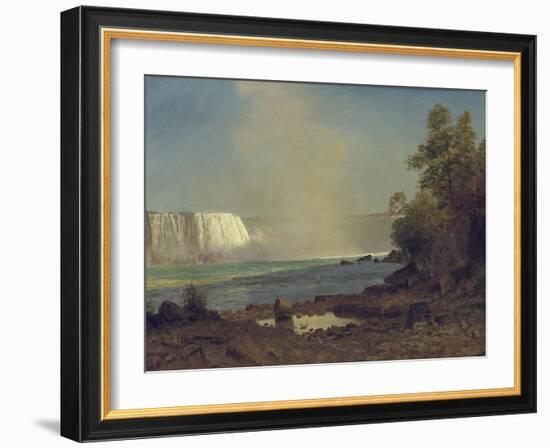 Niagara Falls, 1863-Albert Bierstadt-Framed Giclee Print