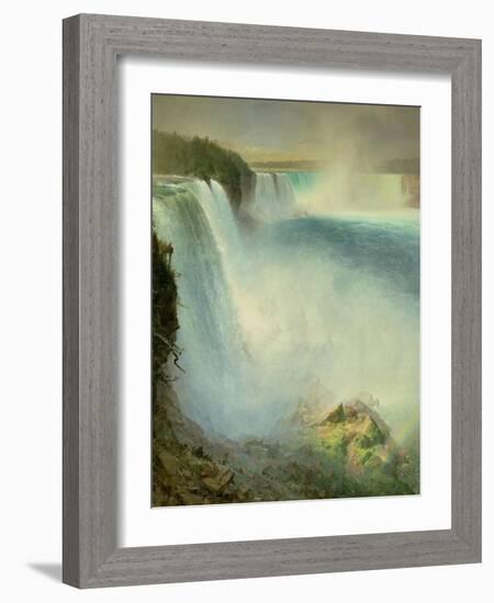 Niagara Falls, 1867-Frederick Church-Framed Art Print