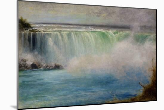 Niagara Falls, 1885, by George Inness, 1825-1894, American landscape painting,-George Inness-Mounted Art Print