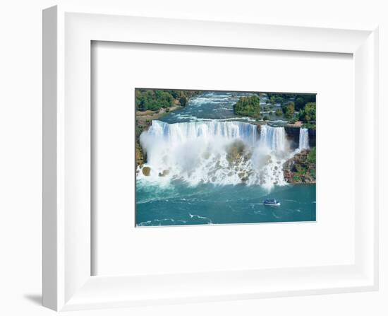 Niagara Falls Aerial Panorama-null-Framed Art Print