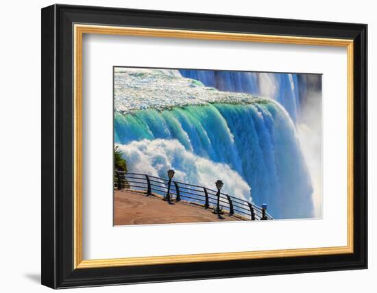 Niagara Falls Binoculars-null-Framed Premium Giclee Print