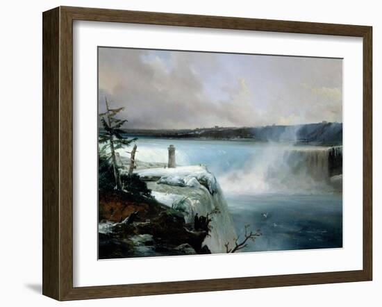 Niagara Falls, c.1837-40-Jean Charles Joseph Remond-Framed Giclee Print