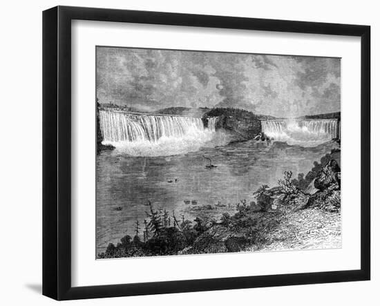 Niagara Falls, Canada, 19th Century-null-Framed Giclee Print