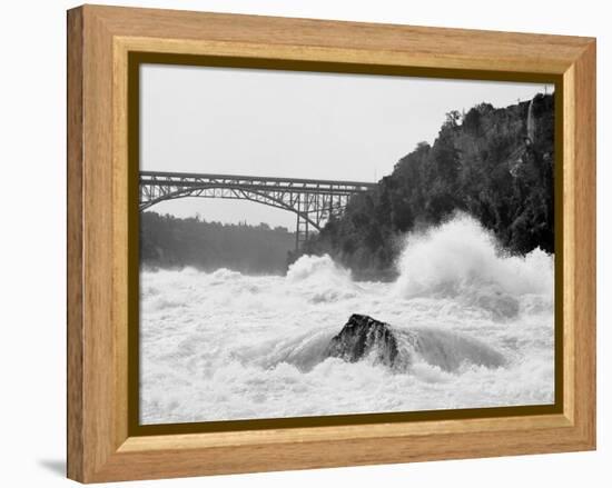 Niagara Falls from International Bridge-null-Framed Stretched Canvas