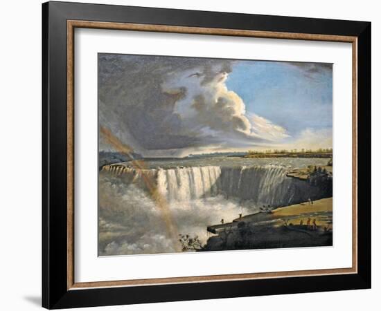 Niagara Falls from Table Rock, 1835-Samuel Finley Breese Morse-Framed Giclee Print