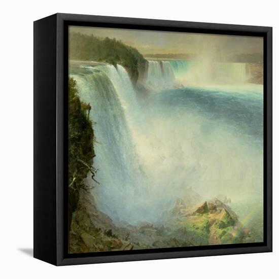 Niagara Falls, from the American Side, 1867-Frederic Edwin Church-Framed Premier Image Canvas