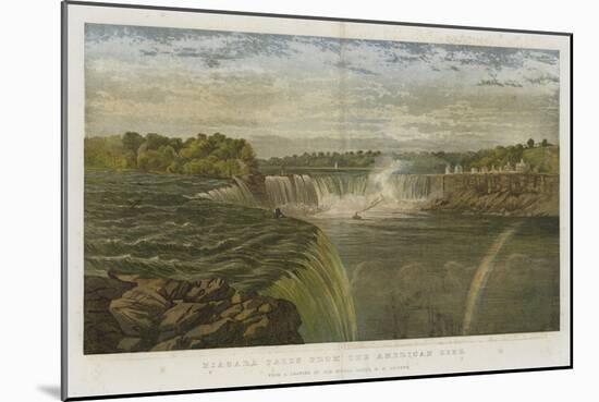 Niagara Falls from the American Side-George Henry Andrews-Mounted Giclee Print