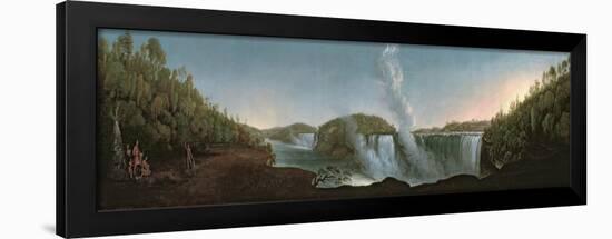 Niagara Falls from under Table Rock, 1808-John Trumbull-Framed Giclee Print